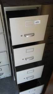 File cabinet, 4 drawer.