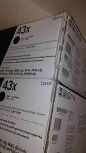 HP (C8543x) Black High Yield LaserJet Toner(2) New In Box.