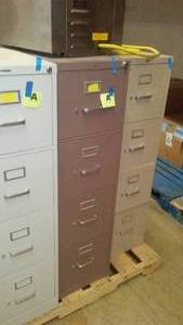 File Cabinets 4 Drawer (3)