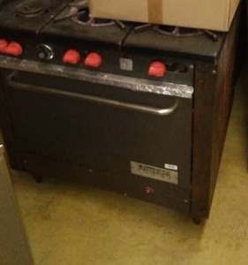 Franklin Gas Commercial 6 Burner Stove