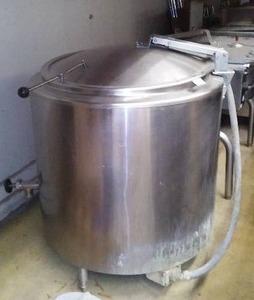 Groen EE-60 60 Gallon Steam Jacketed Floor Kettle - Electric