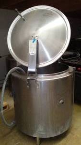 Groen EE-60 60 Gallon Steam Jacketed Floor Kettle - Electric
