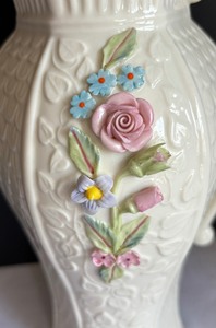lot 30 image: Belleek Millennium Collection Pitcher