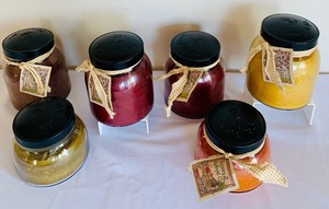 lot 48 image: Six Keepers of The Light Jar Candles in Various Scents