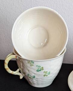 lot 112 image: Assorted Belleek Dishes