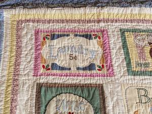 lot 14 image: Adorable Wall Hanging Quilt