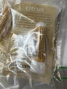 lot 35 image: MSRP $500  3 Bag Assortment Of NEW Plant Extracts Intl. Aethero StickInhalers - LavenderCitrusPepperment - Essential Oil Aromas Bonus Bag Of New Safety Pins