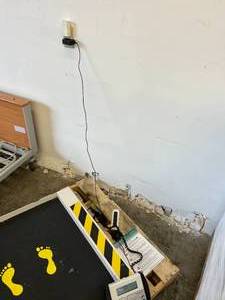 lot 44 image: WOW MSRP $5000 Detecto 758C 1000lb Digital Mobile GeriatricBariatric Wheelchair Platform (on Wheels) Weighing Scale - Great Working Condition Great For Veterinarians & Shipping Too