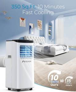 lot 6 image: Fiogohumi 10,000 BTU Portable Air Conditioner