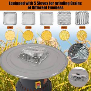 lot 11 image: Eachbid 15.8 Gallon60L Electric Dry Grain Grinder