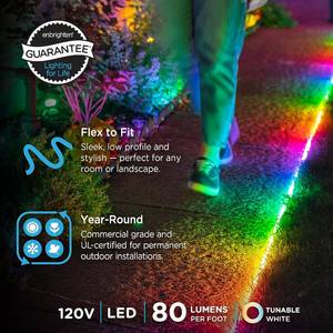 lot 15 image: Enbrighten 24 Foot Neon Rope Light