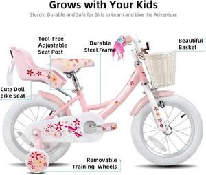 lot 31 image: Joystar Unicorn Girls 18 Bicycle