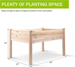 lot 44 image: Backyard Expressions 48 X 34 Raised Garden Bed