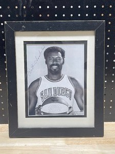 lot 11 image: Wilt Chamberlain Signed Photo
