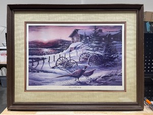 lot 19 image: Terry Redlin Peaceful Evening Framed Print