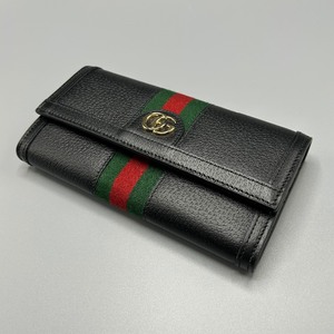 lot 9A image: Brand New Gucci Ophidia Continental Leather Wallet - Authentic $899 Retail