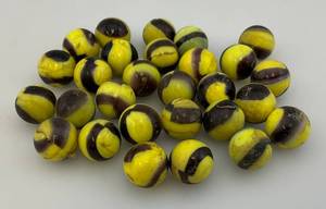 lot 17 image: Vintage Bumblebee Marbles