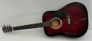 lot 55 image: Vintage Johnson By Axl Acoustic Guitar (Needs Strings & String Tension Buttons