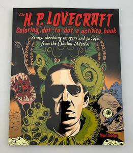 lot 77 image: The H.P Lovecraft Coloring & Activity Book (Couple Pages Colored)