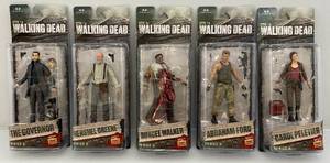 lot 80 image: Vintage Mcfarlane Toys The Walking Dead  Series 6  Action Figures (NIB)