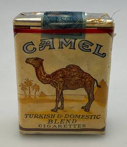 lot 88 image: Collectible 1920s CAMEL Cigarette Pack (Sealed) With Wisconsin Tax Paid Stamp On Bottom