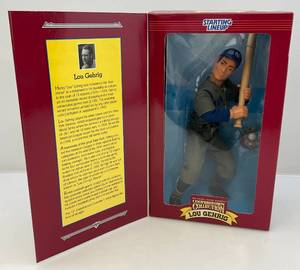 lot 108 image: Vintage Starting Lineup Cooperstown Collection (Lou Gehrig)  Action Figure (NIB)