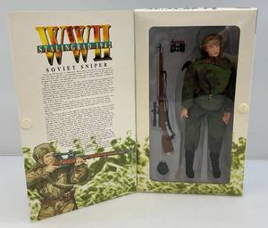 lot 121 image: Vintage DRAGON Brand WWII Stalingrad 1942 Soviet Sniper Svetlana (NIB)