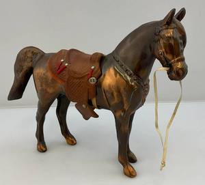 lot 128 image: Misc. Vintage Coppertone Horse Figures