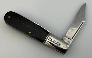 lot 147 image: Vintage Camco (BARLOW) Pocket Knife With New Holland Advertisement