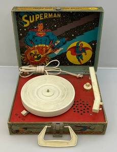 lot 155 image: 1970s SUPERMAN Record Player (Works)