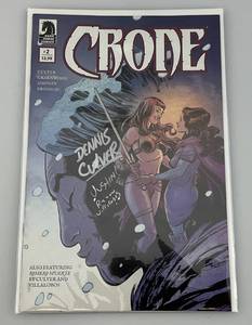 lot 181 image: Vintage Dark Horse Comics #2 CRONE  Autographed By Artists (Sleeved & Boarded)