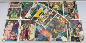 lot 185 image: Misc. Vintage 75 Cent Justice League Comics (Sleeved & Boarded)
