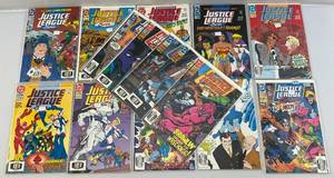 lot 188 image: Misc. Vintage Justice League EUROPE Comics (Sleeved & Boarded)