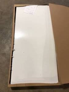 Delta Allura 60 in. W x 58 in. H Five Piece Glue Up Tub Surrounds in High Gloss White Customer Returns See Pictures