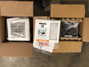 Lot of Assorted Bathroom Fans Various Models and Conditions  Customer Returns See Pictures