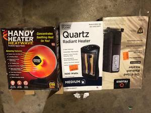 Lot of Assorted Heaters Various Models and Conditions Customer Returns See Pictures