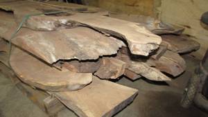 lot 12 image: 100 Linear Feet of Black Walnut Kiln Dried Wood