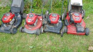 Husqvarna and Snapper Push Mowers For Parts or Repair