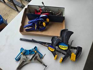 lot 17 image: Small Bar Clamps and Hand Clamps