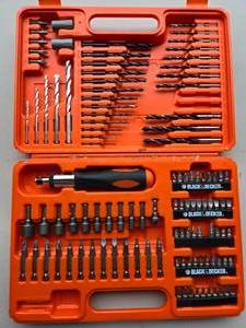 lot 40 image: Black & Decker Drill Bit and Bit Set