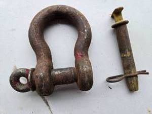 lot 57 image: Clevis and Hitch Pin