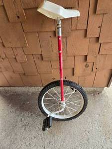 lot 123 image: Vintage Sears Reobuck Unicycle