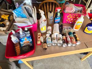 lot 135 image: Large Lot of Cleaning Supplies and Air Fresheners