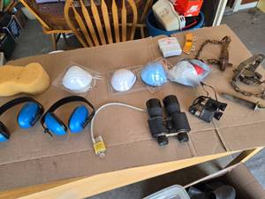lot 149 image: Ear Protection, Plastic Binoculars, Traps