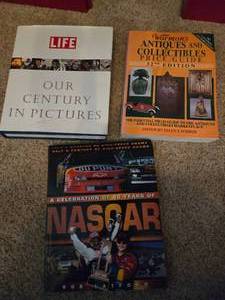 lot 186 image: Books - Nascar, Antiques Price Guide, Life Our Century in Pictures