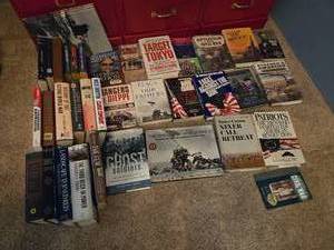 lot 191 image: Books - WWII, Civil War, Revolutionary War Topic and Many Other War, Military Topics