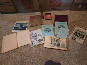 lot 213 image: Book of Chippewa and Lac Qui Parle History, Fryes Geography, Montevideo Historical Album and More