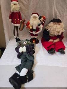 lot 227 image: Lot of Various Santa Figures