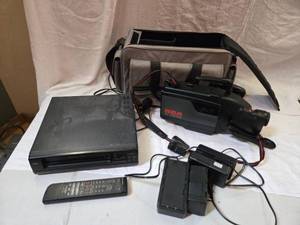 lot 331A image: RCA VHS Camcorder and Panasonic VHS Player