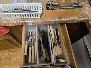 lot 349 image: Drawer Full of Silverware